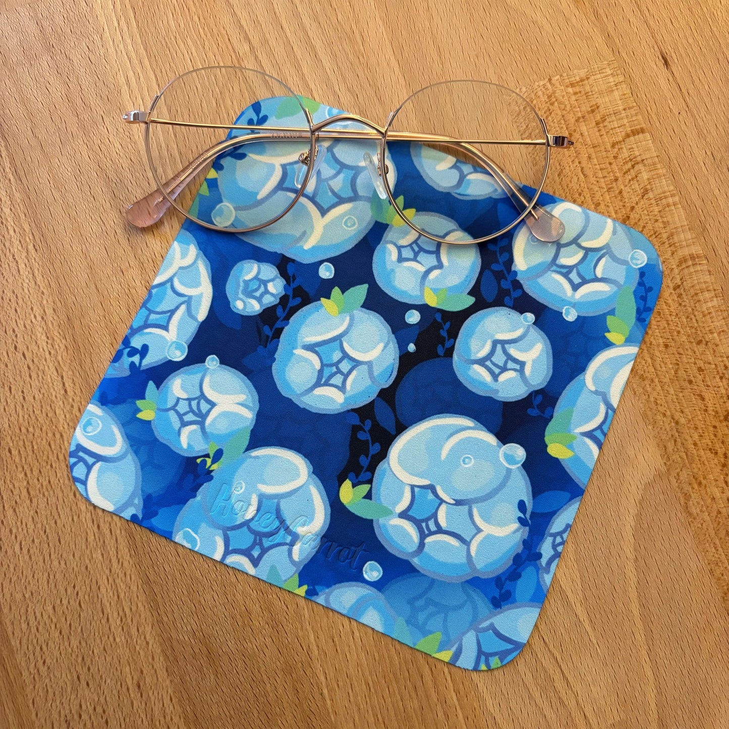Microfiber Cloth: Peony Blue
