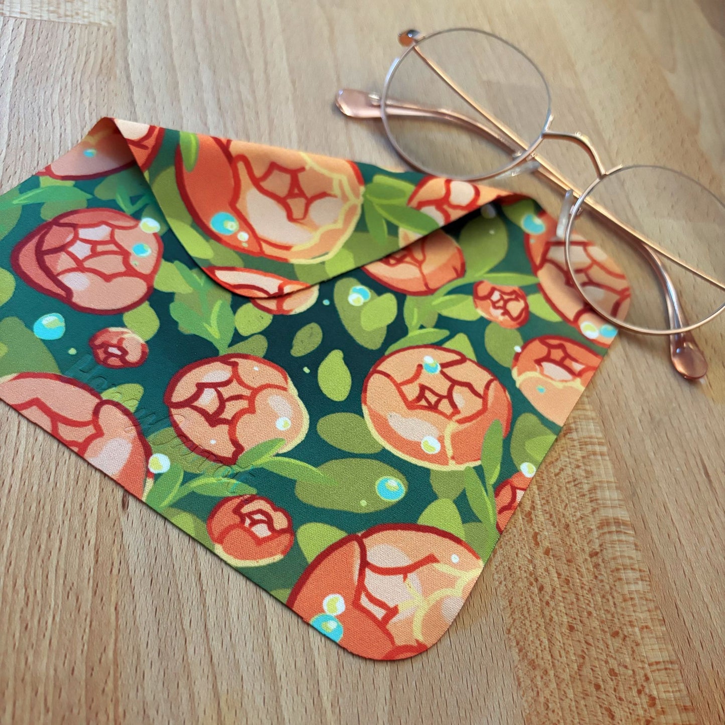 Microfiber Cloth Set: Peony