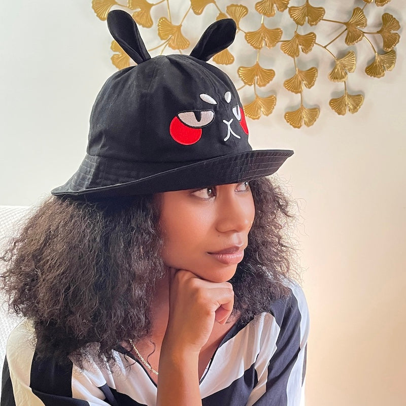 Bucket Hat: Grumpy Bun