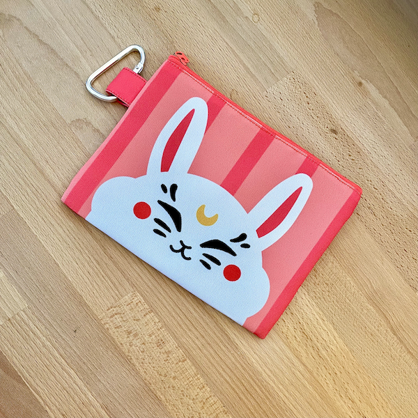 Zipper Pouch: Lunar Bun