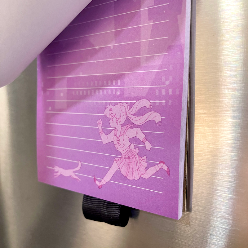 Magnetic Memo Pad: Meatball Head