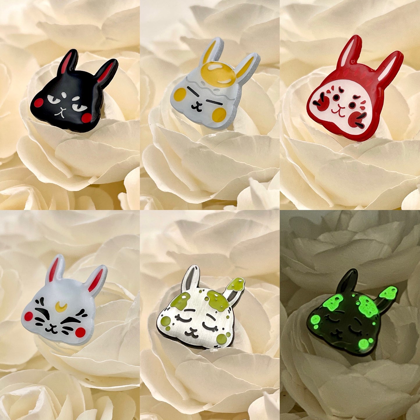 Mystery Bun (Pin + Sticker)