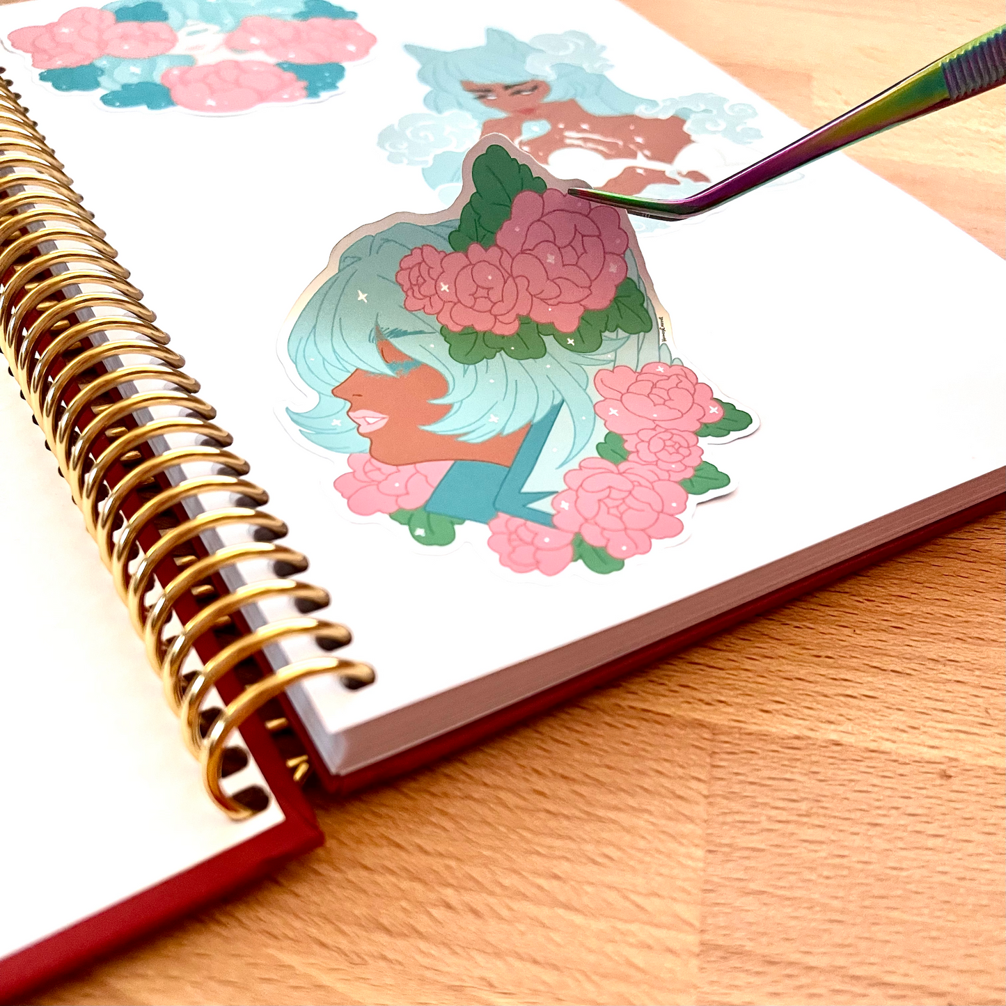 Sticker Book: Kitsune Maiko